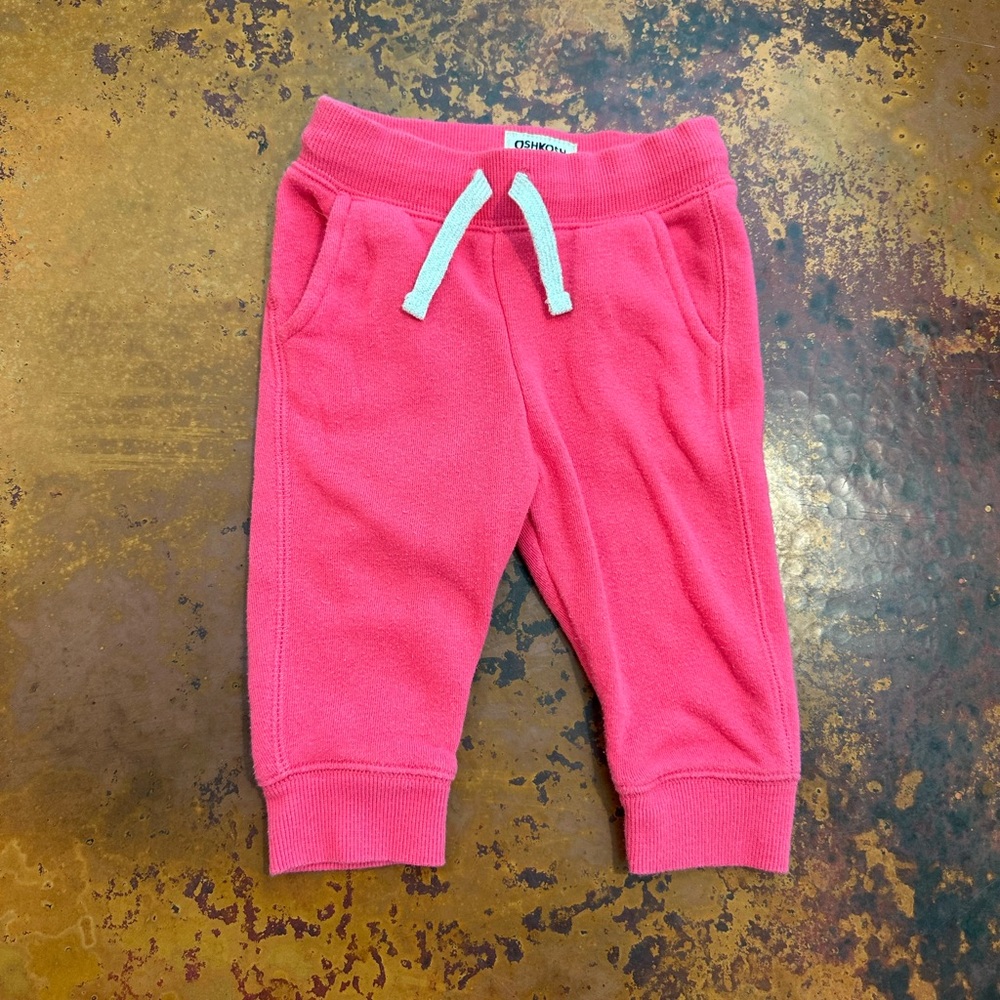 OshKosh B'gosh Bright Pink Kids Joggers